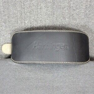Harbinger Weight Lifting Belt Size Large Padded Leather Contoured 6" Heavy Duty